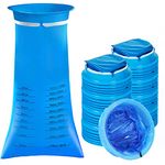 ZCOINS 25pcs Disposable Vomit Bag Medical Sick Bag Travel Sickness Emergency Emesis Bags Blue