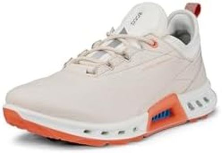 ECCO Women's Biom C4 Gore-TEX Waterproof Golf Shoe, Limestone, 8-8.5