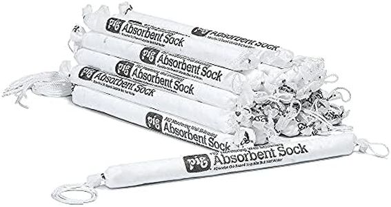 New Pig Monitoring Well Skimming Sock | Absorbs Oil Based Liquids | 17 oz Absorbency | 30 Socks | 1.5" Dia x 18" L | SKM401