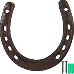 ROYHOO Cast Iron Horseshoe，for Good