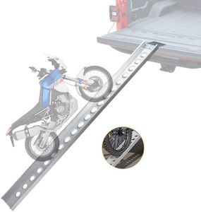 gardhom Motorcycle Ramp Dirt Bike Ramp Aluminum Motorcycle Carrier Mount 440 lbs Capacity Motorcycle Loading Ramp for Car Tailgat Pickups Trucks 72" Lx6.6 W 1 Piece