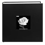 Pioneer Photo Albums 200 Pocket Sewn Leatherette Frame Cover Photo Album, 4 by 6-Inch, Black