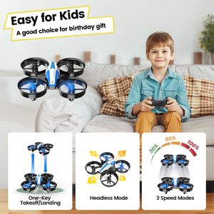 Holy Stone HS210 Mini Drone – Blue, Compact Quadcopter
