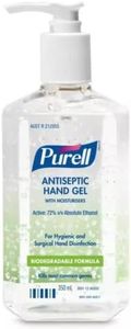 Purell Antiseptic Hand Refreshing Gel - Clear - Kill 99.99% germs-100% naturally renewable ethanol - 350 ml - Count 1