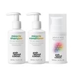 Josh Wood Colour Care Bundle for Fine & Fragile Hair Sulphate free, Body Boosting, Nourishing, Colour protecting, 3 Bottles