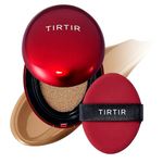 TIRTIR All Mask Fit Red Cushion Foundation, Full Coverage, Skin Fit, Satin Glow Finish, Korean Cushion Foundation #40N Cinamon, 4.5G