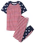 The Children's Place Kids' Family Matching, 4th of July American USA Pajamas Sets, Cotton, Adult, XX-Large, Adult, XX-Large