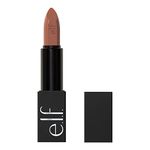 e.l.f. O Face Satin Lipstick, Richly Pigmented, Nourishing & Long-Lasting Creamy Lipstick, Infused With Jojoba, Vegan & Cruelty-Free, Drive, 3.80 g (Pack of 1)