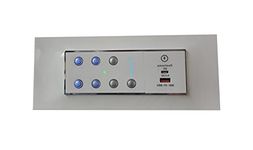 Smarteefi WiFi Smart Switch board | 4 Smart Switches + 1 Smart Fan Regulator + 18w Dual Port USB Charger (USB-C PD + USB-A QC3.0) | Guaranteed Schedules | Alexa & Google Home Compatible (FB41-USB-6M)