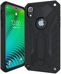 iPhone XR Case | Military Grade | 12ft. Drop Tested Protective Case | Kickstand | Wireless Charging | Compatible with Apple iPhone XR - Black