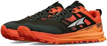 ALTRA Lone Peak 9 Plus Men's Trail Running Shoes - SS26 Black Orange
