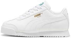 PUMA Roma Sneaker, White, 1 US Unis