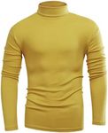 Beauhuty Men's Basic Turtleneck Lon