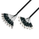 Adam Hall 3 Star Series 3m 8x XLR Male to 8x XLR Female Multicore Cable