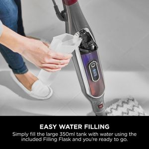 Shark Klik n' Flip Steam Mop – Grey Floor Cleaner
