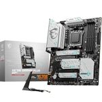 MSI X670E GAMING PLUS WIFI Motherboard, ATX - Supports AMD Ryzen 9000 / 8000 / 7000 Series Processors, AM5 - 80A SPS VRM, DDR5 Memory Boost 7800+ MHz/OC, PCIe 5.0 x16, M.2 Gen5, Wi-Fi 6E