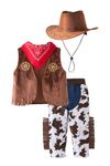 LXKIKMM Baby Western Cowboy Style Kids Costume Set Cosplay Costumes