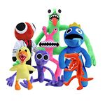 7 Pcs,Rainbow Friends Plush Toy,11.8inch Rainbow Friends Chapter 2 Plush,Best Gift for Boys and Girls for Halloween Thanksgiving and Game Lovers