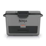 Ninja FrostVault 50qt Hard Cooler with Dry Zone, Integrated Fridge-Temp Dry Storage Drawer, Premium Heavy-Duty Insulated Cooler, Keeps Ice for Days, Slate Gray, FB151CGY