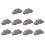 sourcing map Woodruff Keys, 25pcs Steel 3mm Width x 5mm Height x 13mm Diameter Semicircle Keys