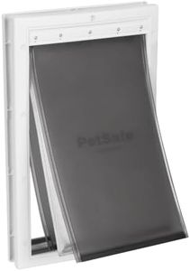 PetSafe Extreme Weather Pet Door - Triple Flap, Energy Efficient, Customisable Frame - Large