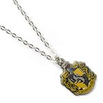 Harry Potter Official Hufflepuff House Crest Link Chain Necklace by The Carat Shop