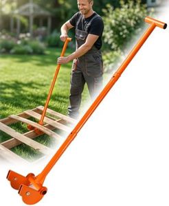 AugFir Non-Damaging Wooden Pallet Buster, Heavy Duty Deck Board Removal Tool with Articulating Pivot-action Head Design, for Deck, Pallet, Wood Board Removal Without Lower Back & Knee Pain (48 inches)