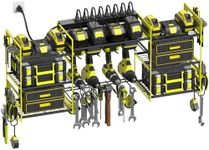 CCCEI Green Power Tools Organizers 