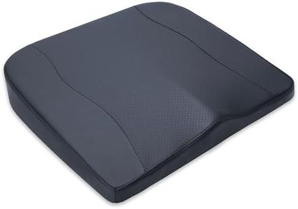 kingphenix Premium Car Seat Cushion, Memory Foam Driver Seat Cushion to Improve Driving View- Coccyx & Lower Back Pain Relief - Seat Cushion for Car, Truck, Office Chair (Classic Black)
