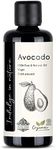 Aroma Tierra Organic Avocado Oil - 100% Pure Cold Pressed Food Grade - For Face, Skin, Hair Growth, Lips, Body - 100ml