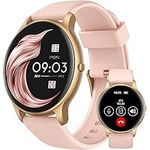 AGPTEK Smart Watch for Women Call Receive/Dial, Smartwatch for Android iOS Phones with Message Notification, Multiple Sports Modes Heart Rate Sleep Monitor Step Counter