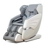 BOSSCARE Massage Chair SL Track Massage Chair Recliner, Zero Gravity Full Body Airbag Massage Chair with Body Scan Bluetooth Heat AI Control Foot Roller Handrail Shortcut Key, R8686 Gary