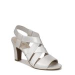 LifeStride Women's, Charlotte High Heel Sandals, Silver, 11 Wide