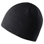 Pioneer V4010570-O/S Work Beanie, Acrylic Knit Black, Fit All