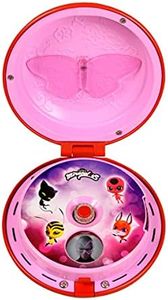 BANDAI Miraculous Ladybug Yoyo Communicator, Accesorios de Mariquita, teléfono de Juguete para Juegos de rol, Miraculous: Tales of Ladybug y Cat Noir Juguetes para niños para Juegos de Vestir, Regalo