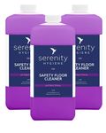 Antibacterial Safety Floor Cleaner Concentrate - Floor Cleaning Machines or Mopping - Up to 250 Litres from 1 Bottle - Pet Safe Neutralises Odours & Sanitises Hard Flooring 1 l (Pack of 3)