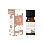 White Sage & Frankincense Essential Oil Diffuser Blend by Aromafume | 10ml | Made with Salvia Apiana & Boswellia Resin Extract | Promotes Relaxation & Enhanced Wellbeing During Rituals