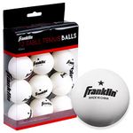 Franklin Sports 1 Star Table Tennis Balls, 12 Pack, 40 mm