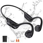 sayrelances Swimming Headphones,Bone Conduction Headphones 5.4,IPX8 Waterproof,32G Memory Sports Headphones,Underwater Headphones with MP3-Player for Swimming,Open Earphones for Swimming Running