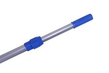 Spiryfi Pool Supply Professional 15.74 Foot White Anodized Aluminum Telescopic Swimming Pool Pole, Adjustable 2 Piece