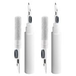 2 Pack for Airpod Cleaner Kit, Multi-Function Cleaning Kit Pen for Airpods Cleaning Earbud Cleaning, for Bluetooth Earphones Case Cleaner 3-in-1 Cleaning Pen Tools