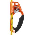 Climbing Ascender, Climbing Device Right Hand Climbing Rope Handle Clamp for 8mm-13mm Rope Rock Climbing Equipment(Orange)