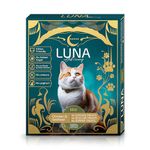 LUNA Premium Lickable Cat Treats 100% Natural Creamy Kitten Food & Kitten Treats for Kitty, Adult Senior Cat Food, Kitten Food Weet, Cat Food Gravy, Wet Cat Food 12Pack (Chicken, Scallop, Shrimp)