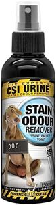 CSI Urine Dog Stain & Odour Remover, 150ml, Bio-Active Enzyme Formula, Urine, Faeces & Vomit Cleaner, Eliminates Urea & Uric Acid Crystals, Prevents Remarking