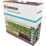 Gardena Micro-Drip-System Drip Irrigation Set Hedges/Bushes (25 m): Starter set, ready to use, water-saving irrigation system, simple & flexible connection technology (13500-20)