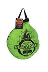 Northeast Products Heat Seat Cushion, 17inch Diameter, Black/Fluorescent Green