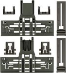 Upgraded WPW10546503 Dishwasher Top Rack Adjuster For Kitchenaid Dishwasher Parts Upper Rack W10546503 Dishwasher Replacement Parts For Whirlpool Kenmore Dishwasher Upper Rack KDTE334GPS0 KDTM354DSS4