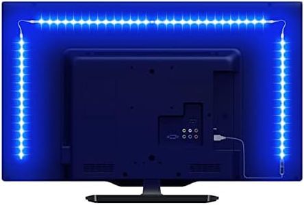LE LED Strip Lights for TV,6.56Ft RGB Color Changing TV Backlights with Remote, Christmas Gifts for Men & Women, USB Powered Bias Lighting for 32-65 Inch TV, PC, Mirror, Home, Wall Decorations