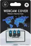 Webcam Cover Slider for Privacy, 0.027in Ultra Thin Design Web Camera Cover Slide for Laptop, Desktop, PC, Tablet, Smartphone and More - (3 PCS Black)