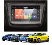 LF Hydrophobic Maruti Suzuki Car Accessories Navigation Or Music System (Stereo) Touch Screen Guard (Without U Cut) 7Inch (Company Fitted) - Clear